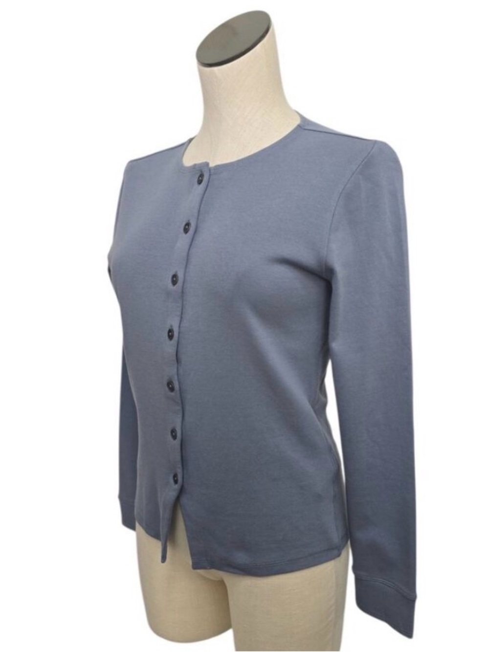 Madewell Slate Blue knit cardigan/shirt